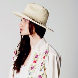 Brixton Women’s Straw Wide Brim Hat Size small